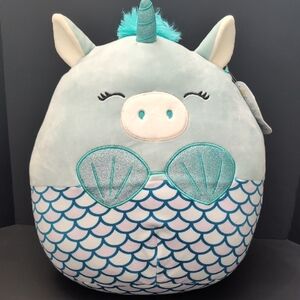NWT, Squishmallows Cornella The Mermicorn  Soft Plush Kids Toy.